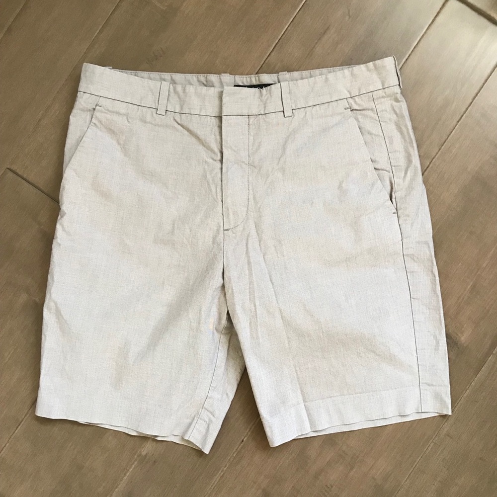 Theory. No suit pants today its friday shorts sz32
